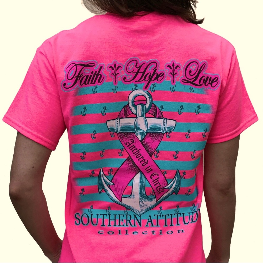 Southern Attitude Faith Hope Love Tee
